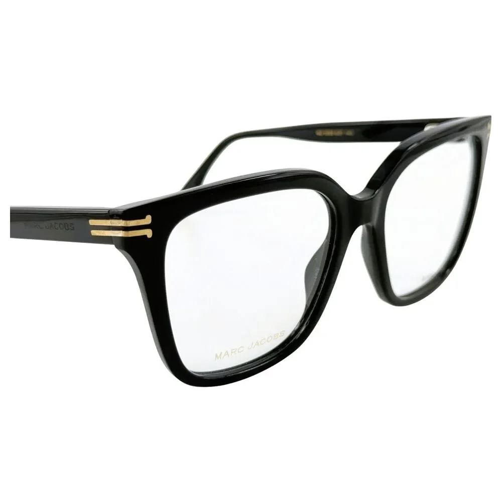 Marc Jacobs MJ 1038 Womens Plastic Eyeglass Frame 807 Black 52-17 Spring Hinges